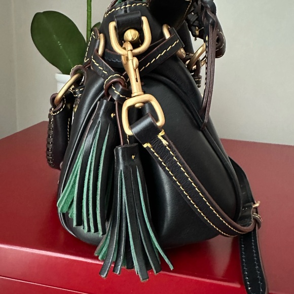 Dooney & Bourke Florentine Micro Satchel - Navy - Picture 2 of 9